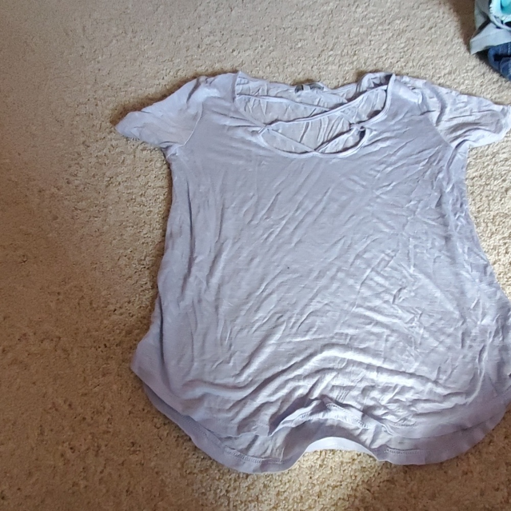 Blue short sleeve shirt